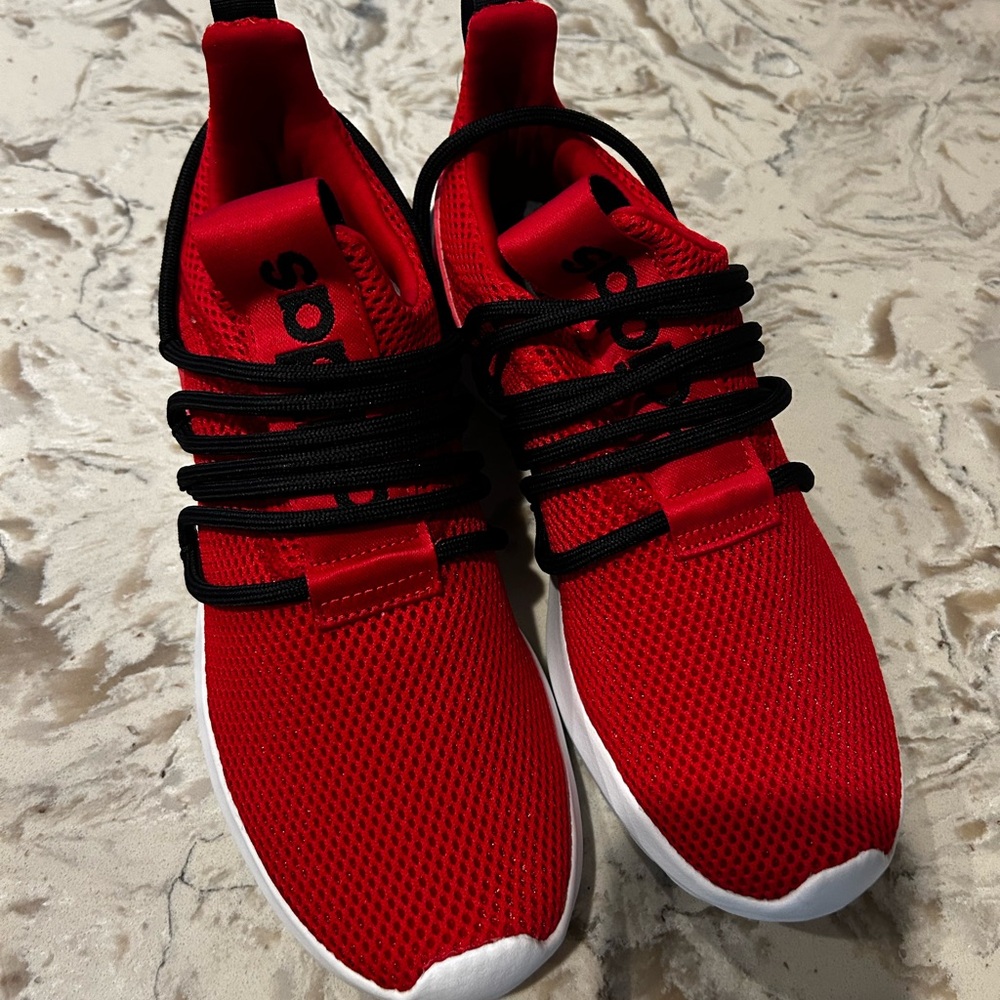 Red adidas size 7 men